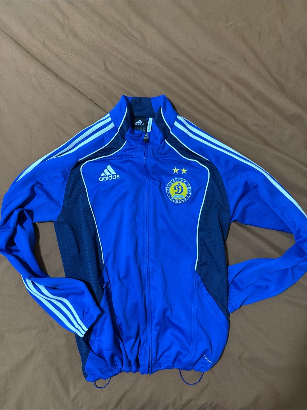 adidas clima cool Blue and Navy Dynamo Kyiv Track Jacket